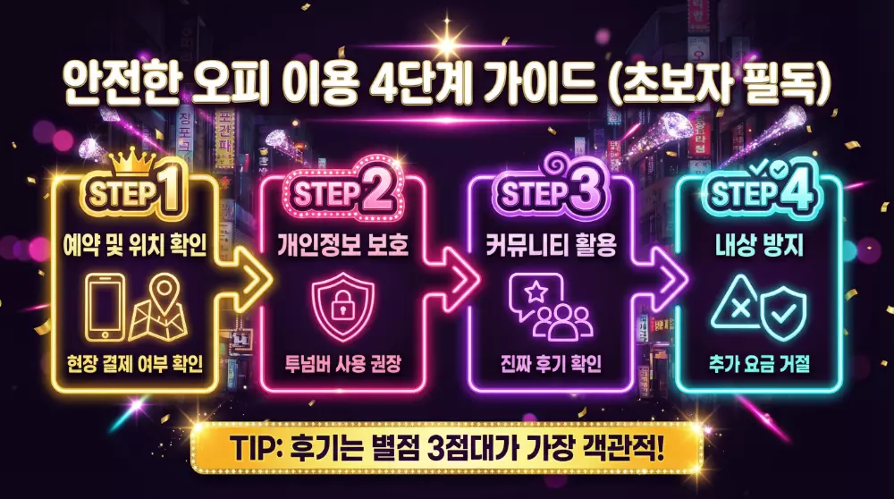 전국 오피사이트 순위 TOP 10 | 2026년 BEST 유흥사이트 OP 추천 가이드 12 안전한 오피 이용 4단계 초보자 가이드 예약부터 내상방지까지